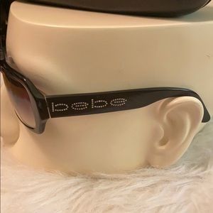 Bebe LaRok Black Swarovski sunglasses